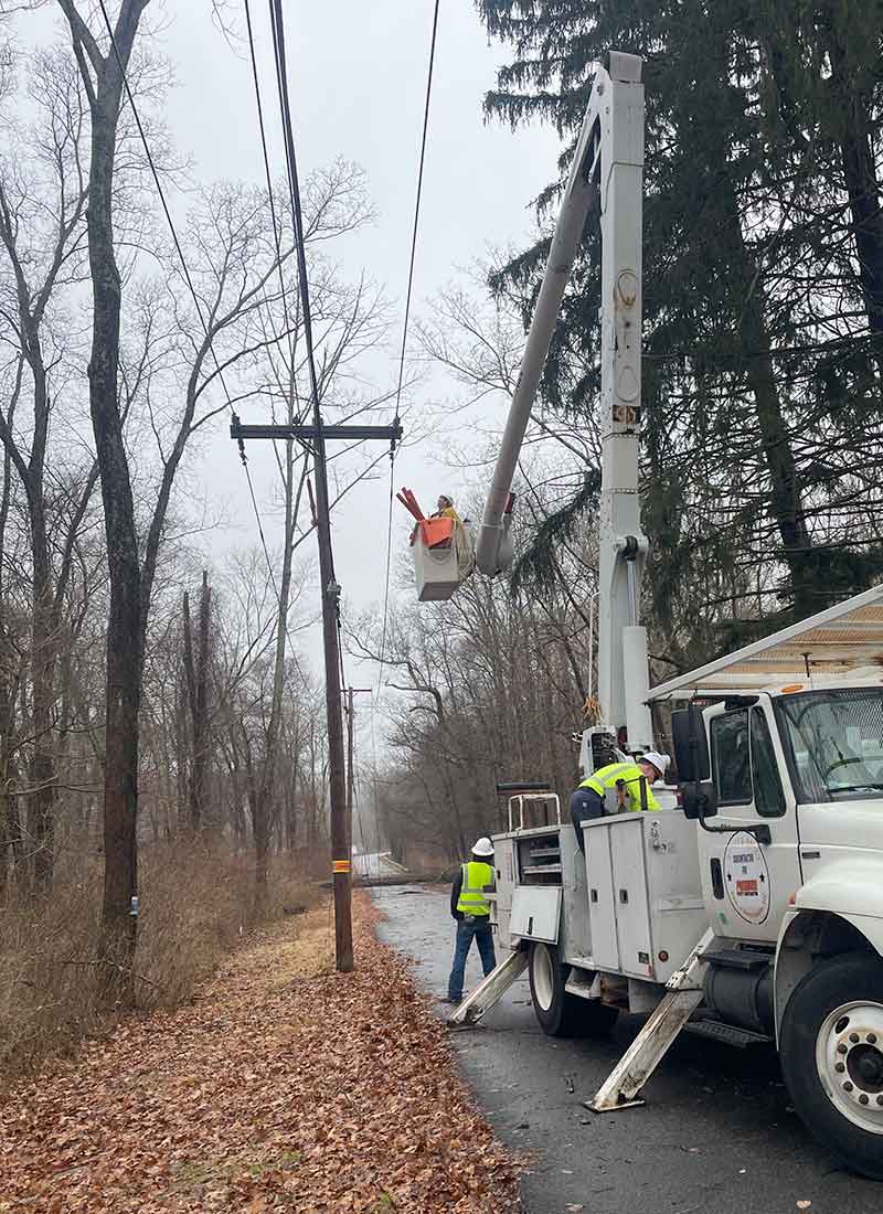 Bailey & Bailey Power Distribution storm damage repair